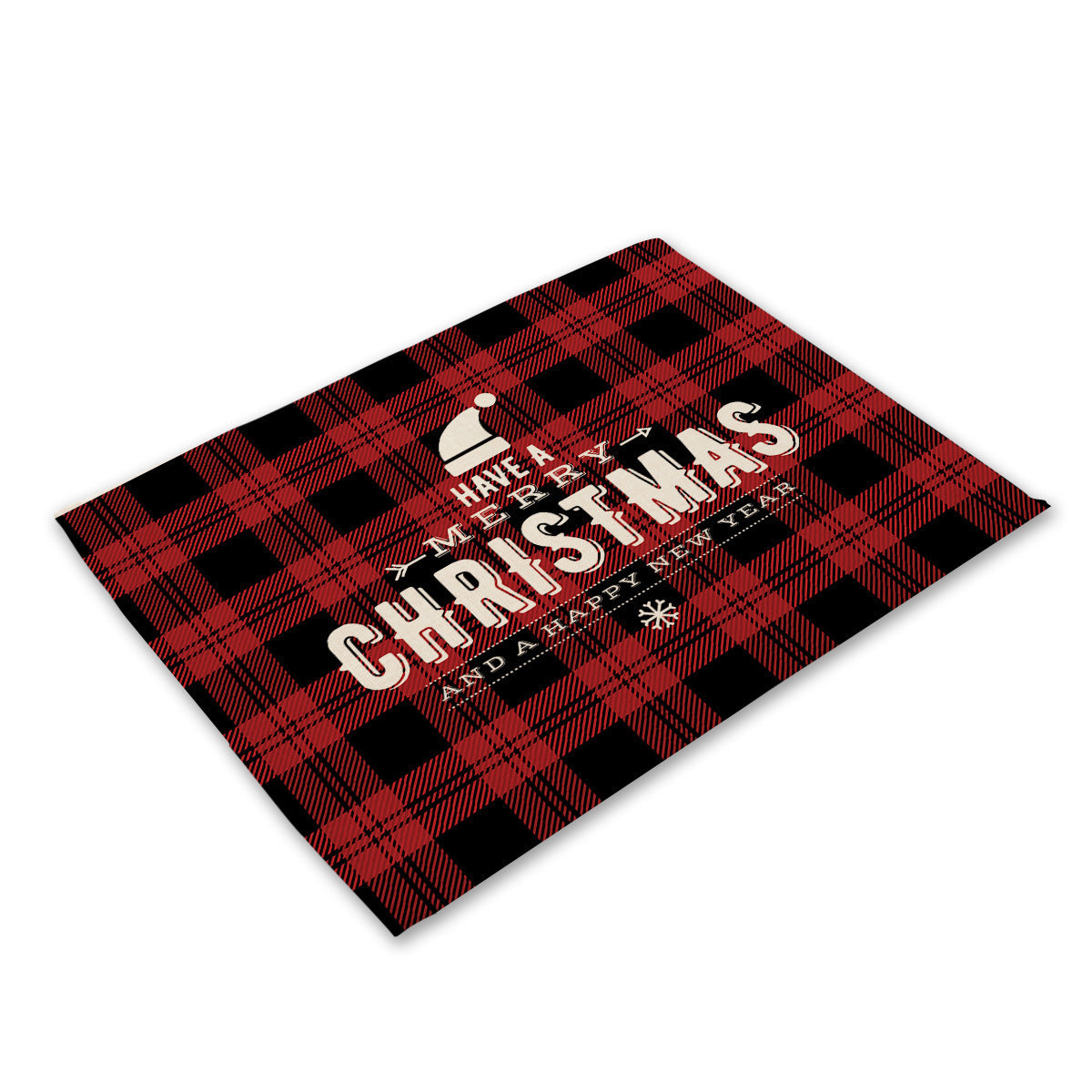 Christmas Series Cotton And Linen Placemat Dining Table