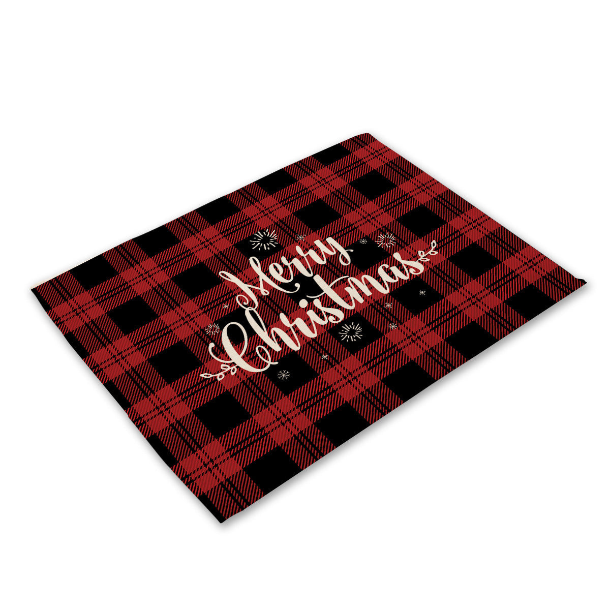 Christmas Series Cotton And Linen Placemat Dining Table