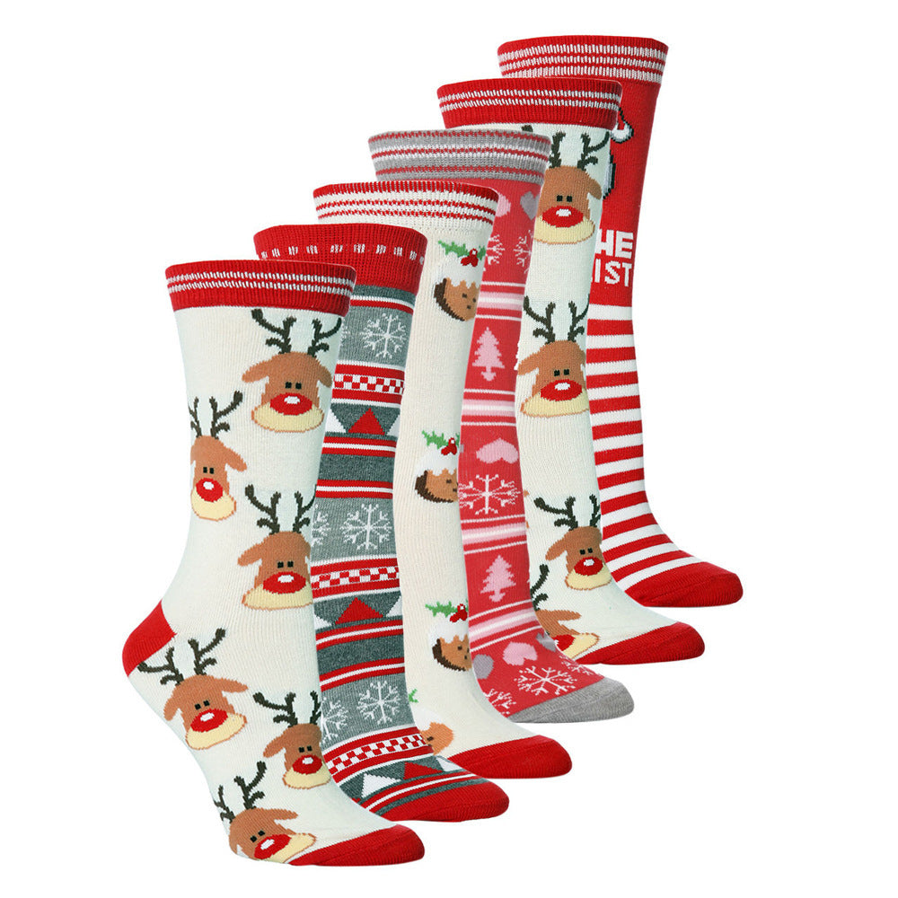 Christmas cotton socks