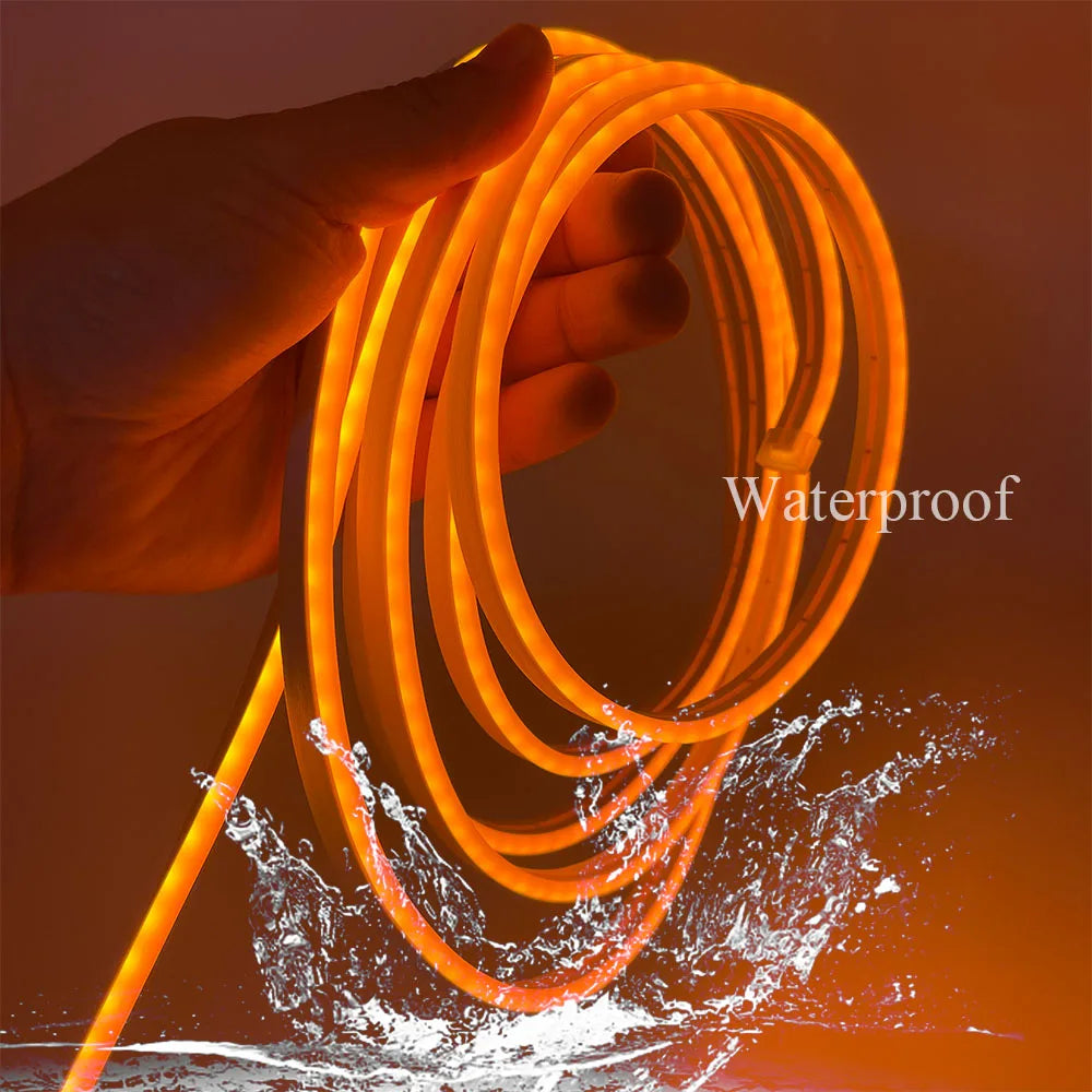 5M Led Neon Strip Outdoor Lights 12V Waterproof For Home Christmas Decoration Lighting Lamp