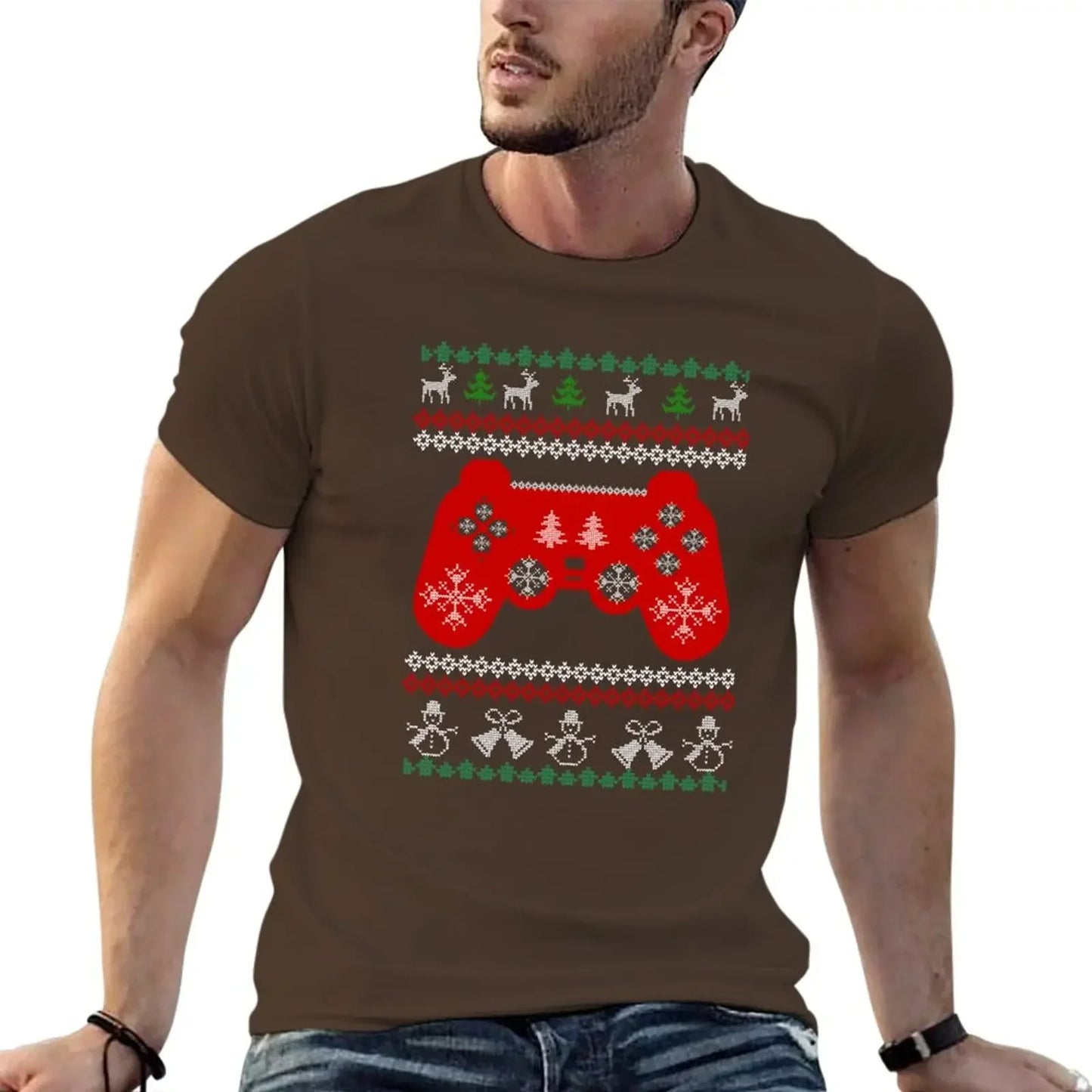 Christmas Video Gaming Controller Graphic T-Shirt!