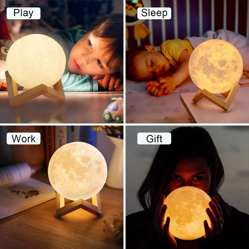 LED Night Light 3D Printing Moonlight