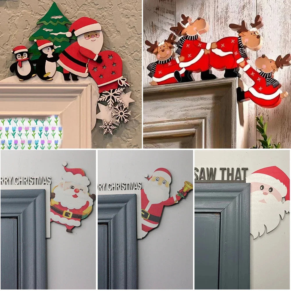 Santa Claus Door Frame Hanger Decoration!