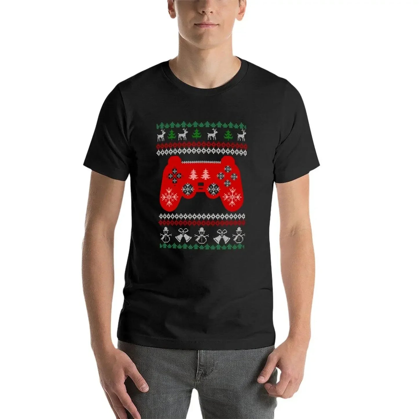 Christmas Video Gaming Controller Graphic T-Shirt!