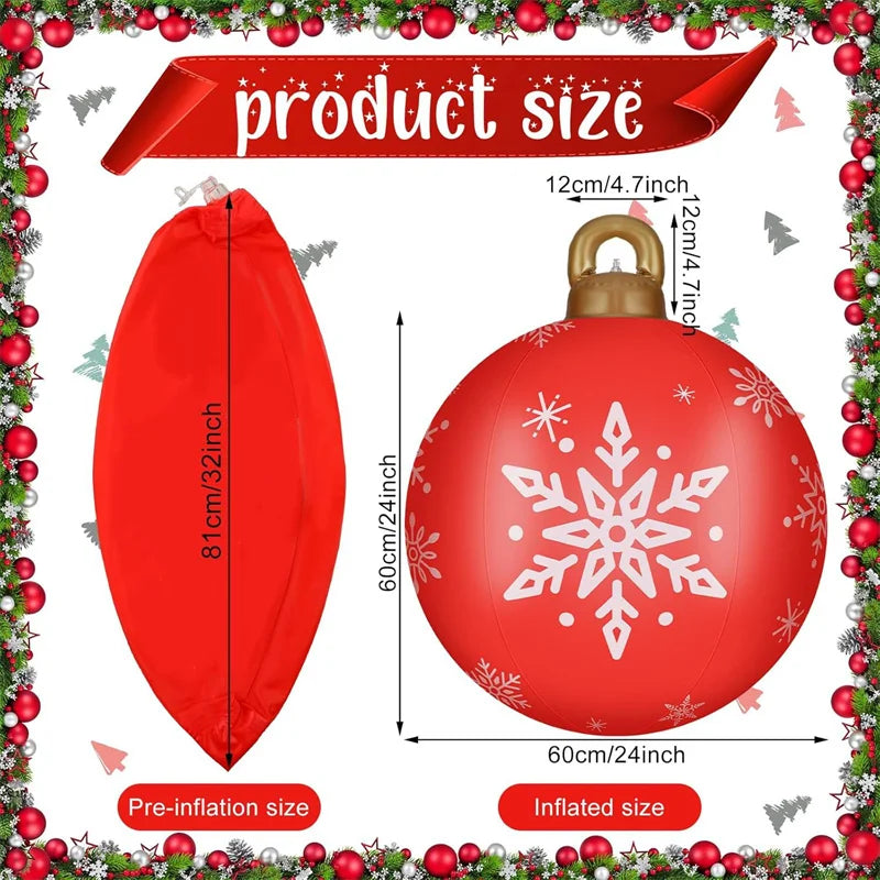 60cm Giant Inflatable Christmas Ball!