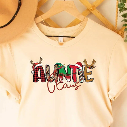 Auntie Claus" Christmas T-Shirt!