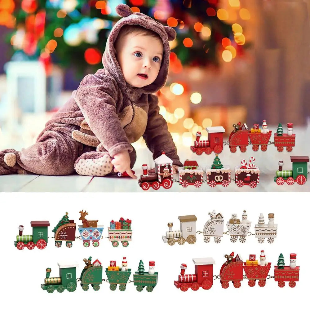 Christmas Train Merry Christmas Decorations For Home Christmas Ornament Gifts