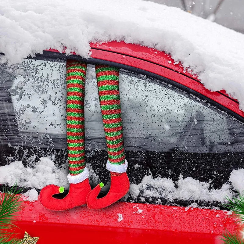 Elf Christmas Decorations for Car Accessories!