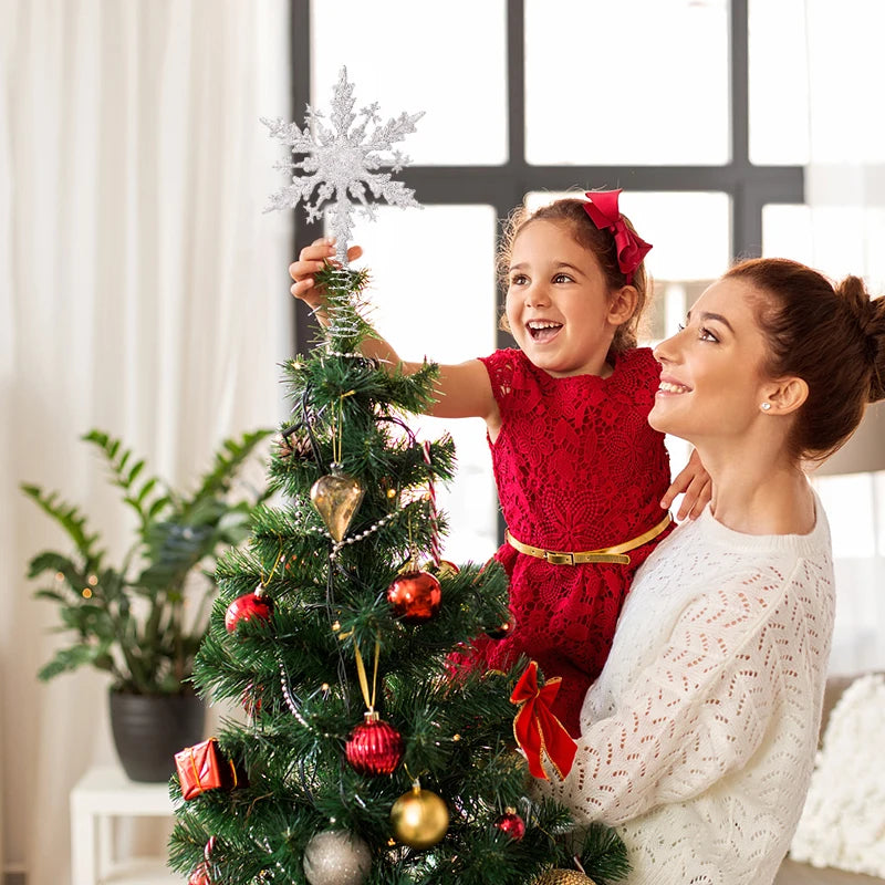 Snowflake Christmas Tree Topper!