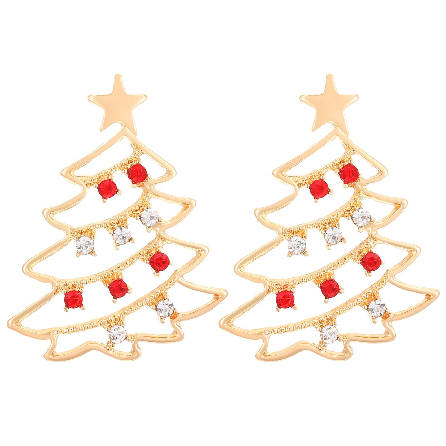 Christmas Tree Colourful  Earrings!